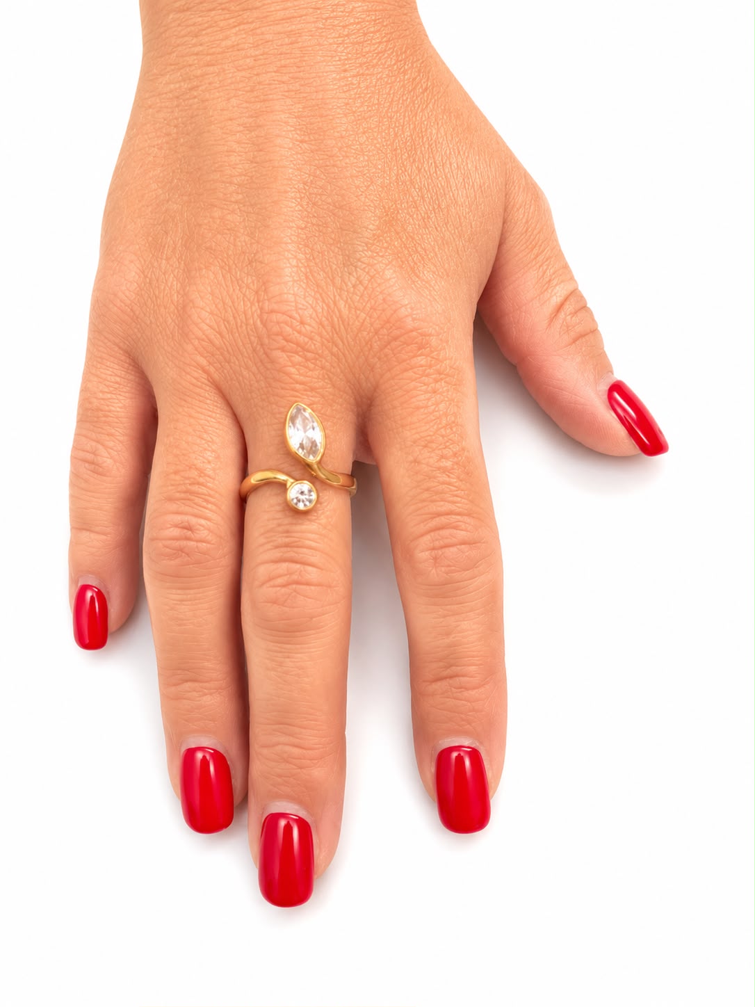 Anello Goccia in acciaio 316L