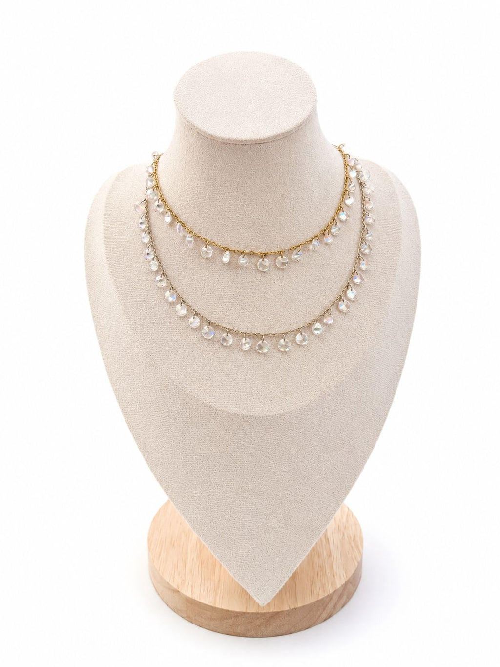 Collana Cristallina in Acciaio