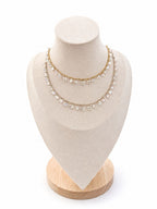 Collana Cristallina in Acciaio