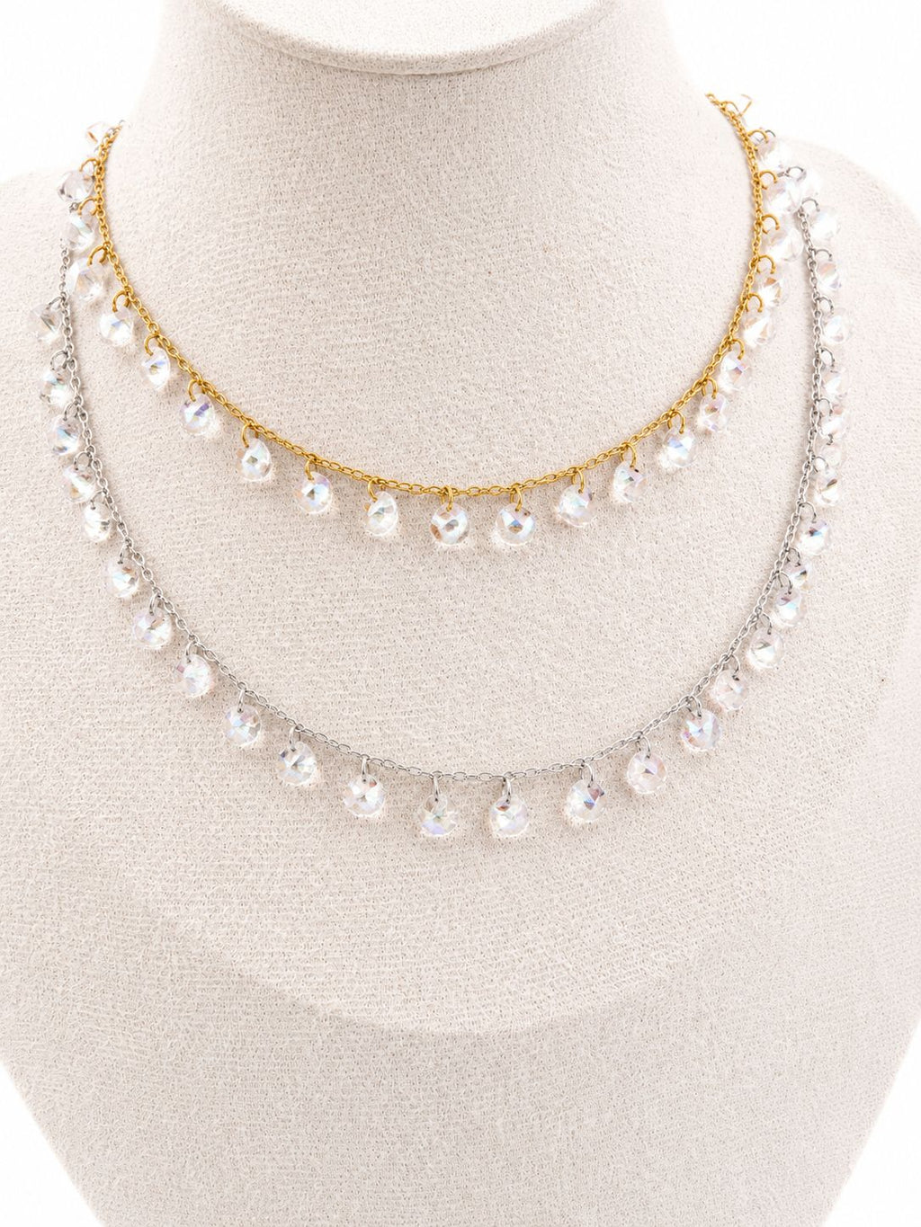 Collana Cristallina in Acciaio