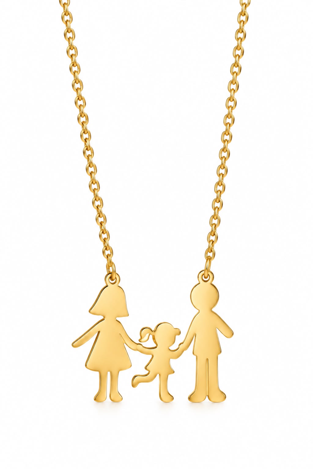 Collana Family in acciaio