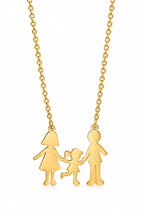 Collana Family in acciaio
