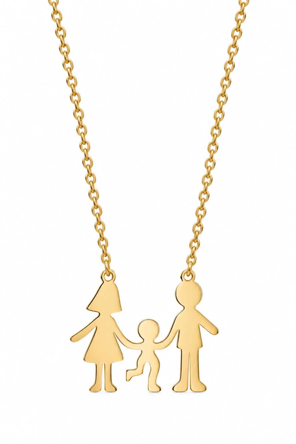 Collana Family in acciaio