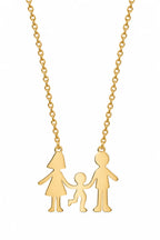 Collana Family in acciaio