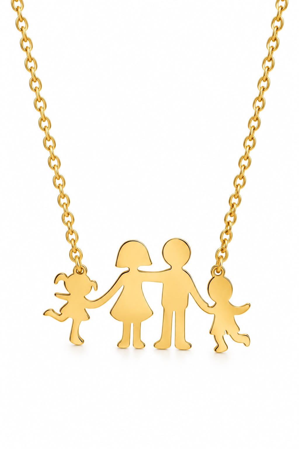 Collana Family in acciaio