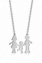 Collana Family in acciaio