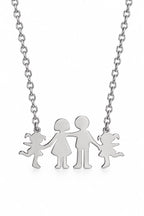 Collana Family in acciaio