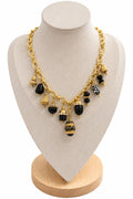 Collana Ottavia in acciaio 316L e ceramica