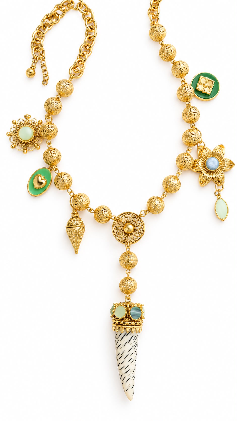 Collana Zaira in resina e acciaio