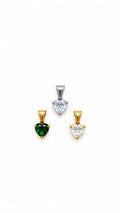 Charm Punto Luce Cuore in acciaio