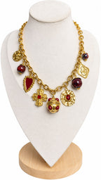Collana Multicharm in acciaio