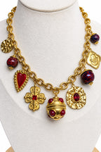Collana Multicharm in acciaio