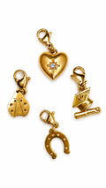 Charm Gold in acciaio
