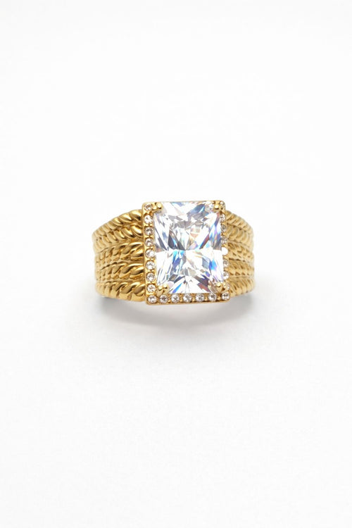 Anello Prezioso in Acciaio