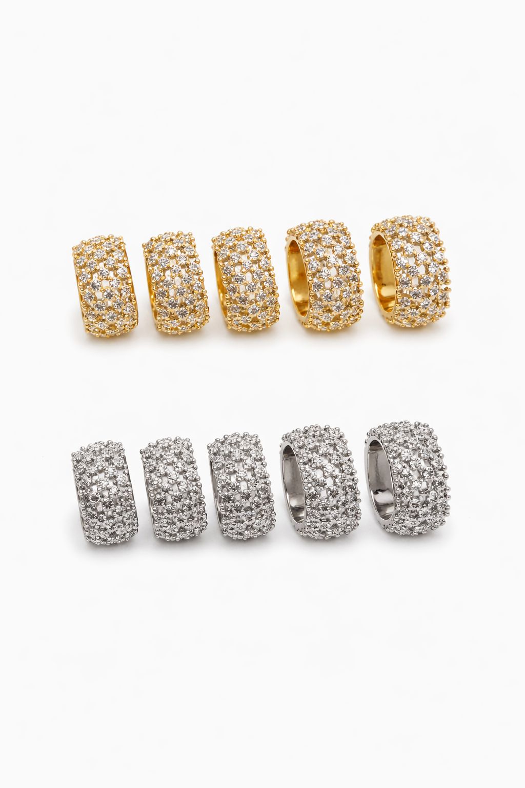 Set Orecchini Cerchietti mille luci