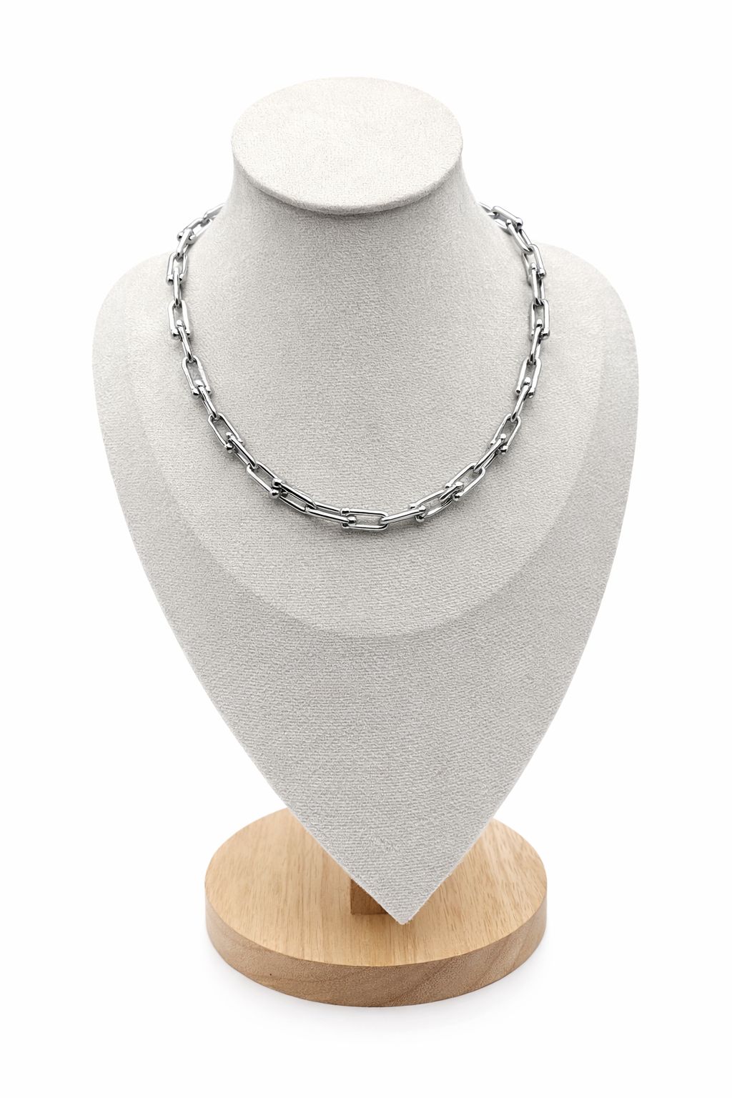 Collana Eternity in acciaio