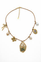 Collana Amelia con ciondoli in Acciaio