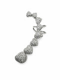 Ear cuff Lobo Cuore Pavè