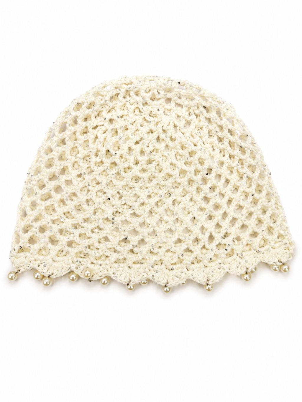 Cappello Uncinetto Perla taglia unica
