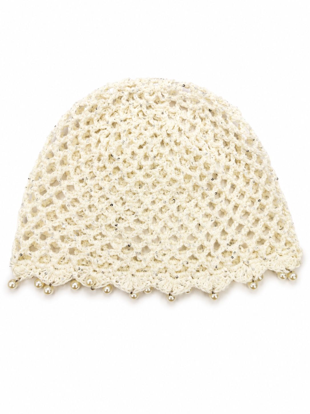 Cappello Uncinetto Perla taglia unica