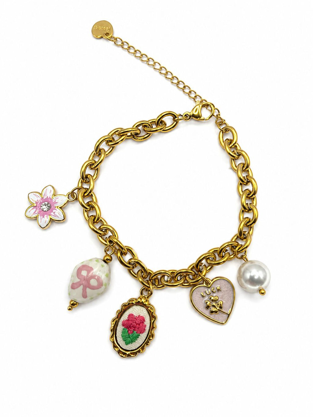 Bracciale Charm Perlina
