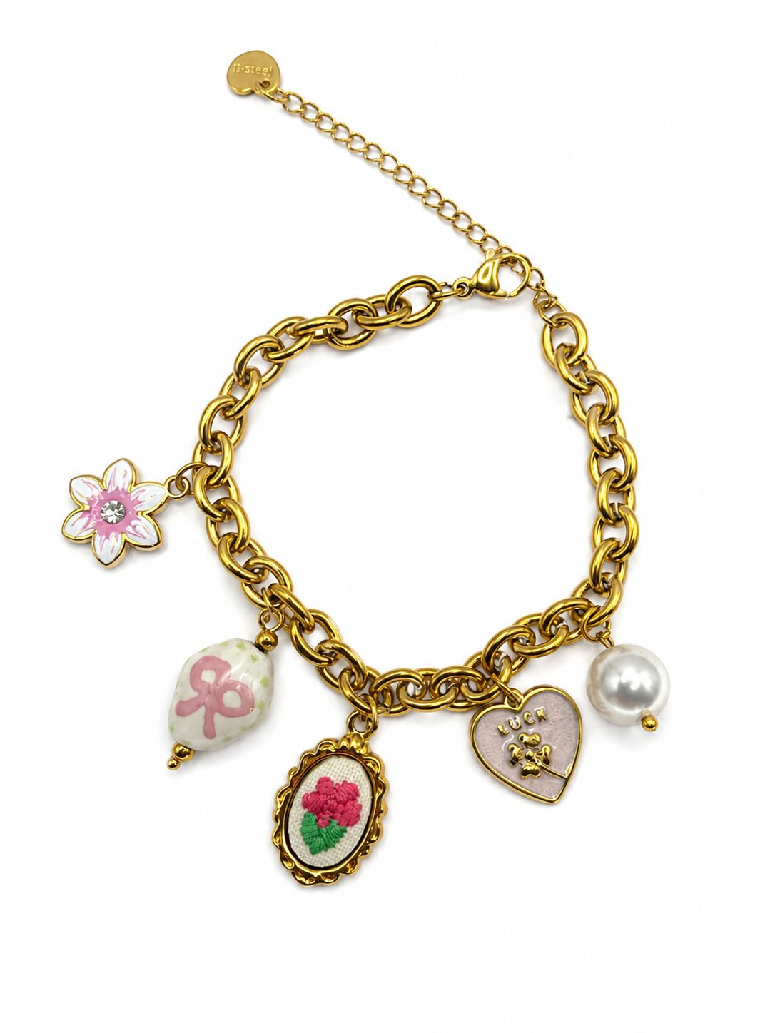 Bracciale Charm Perlina