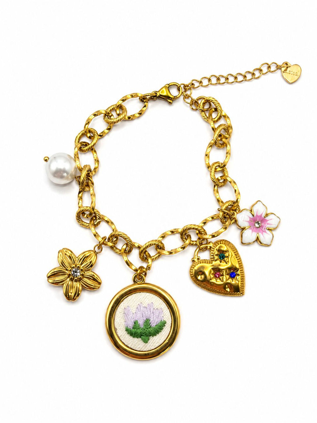 Bracciale Charm Perlina