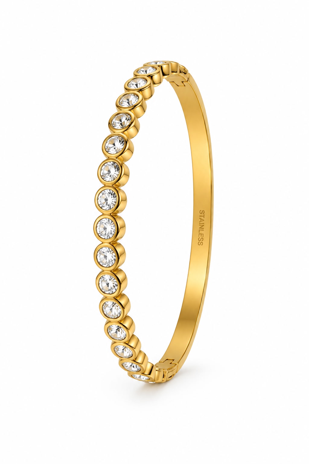 Bracciale Luce in acciaio con chiusura a manetta