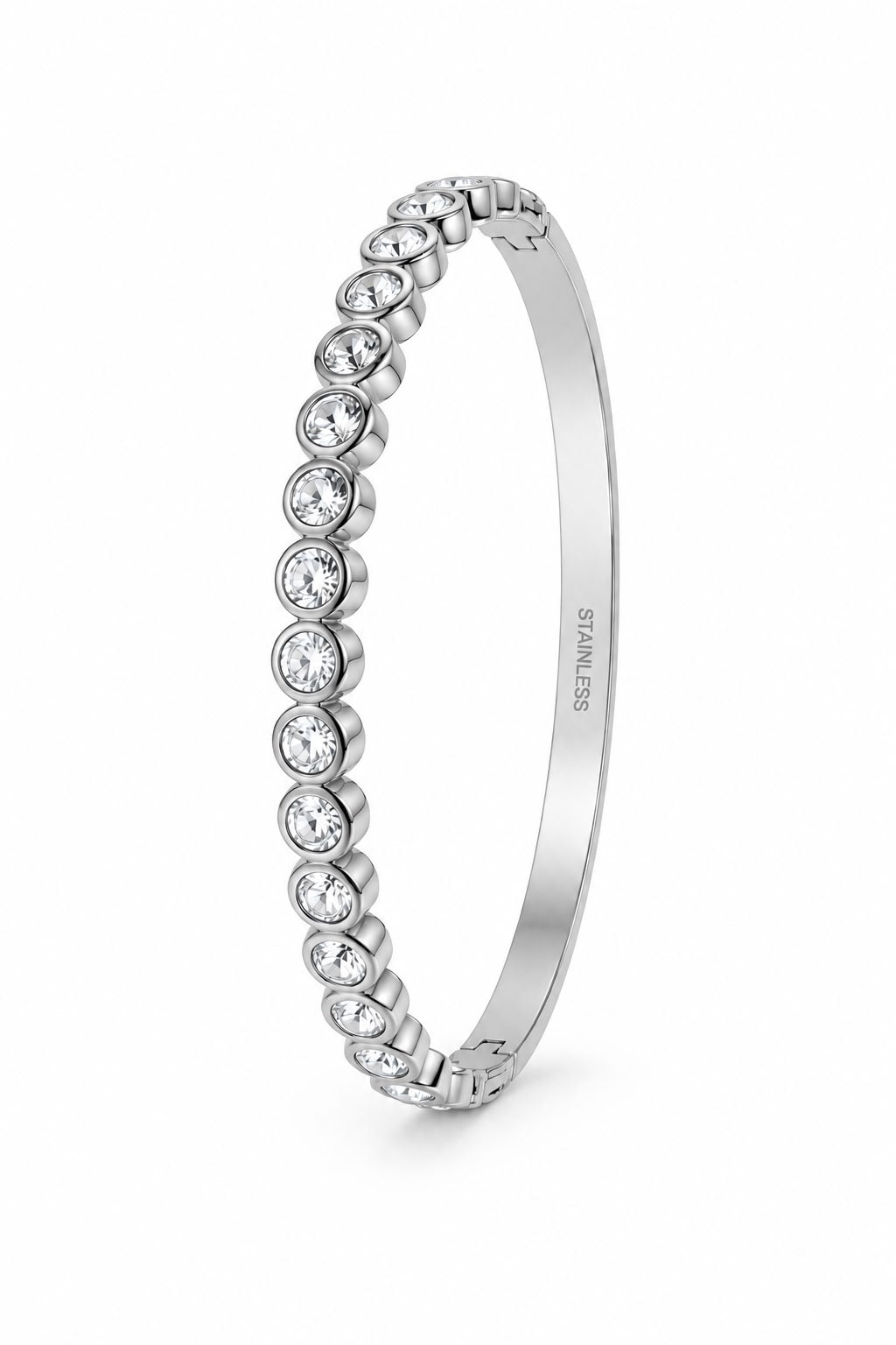 Bracciale Luce in acciaio con chiusura a manetta