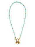 Collana Stella Cuore in acciaio