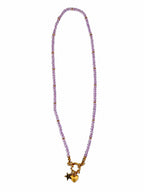Collana Stella Cuore in acciaio