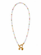 Collana Stella Cuore in acciaio