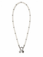 Collana Stella Cuore in acciaio