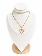 Collana Heart in acciaio