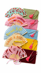 Combo Pochette-Ventaglio con tracolla