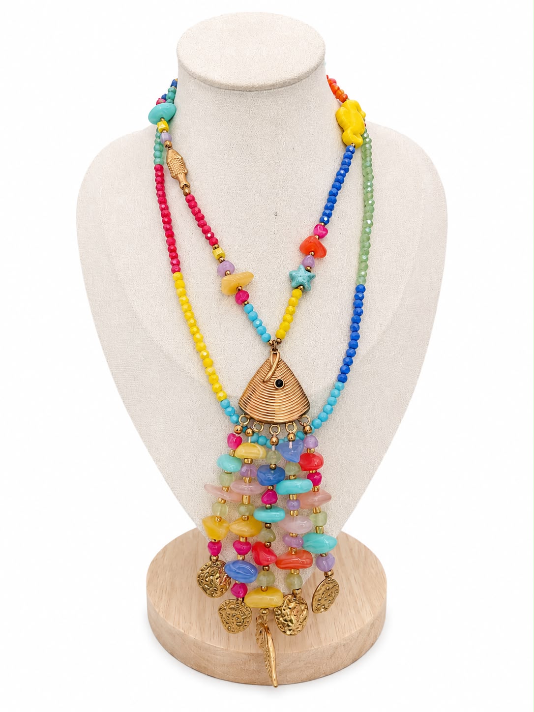 Collana Marea in acciaio lunga 57cm