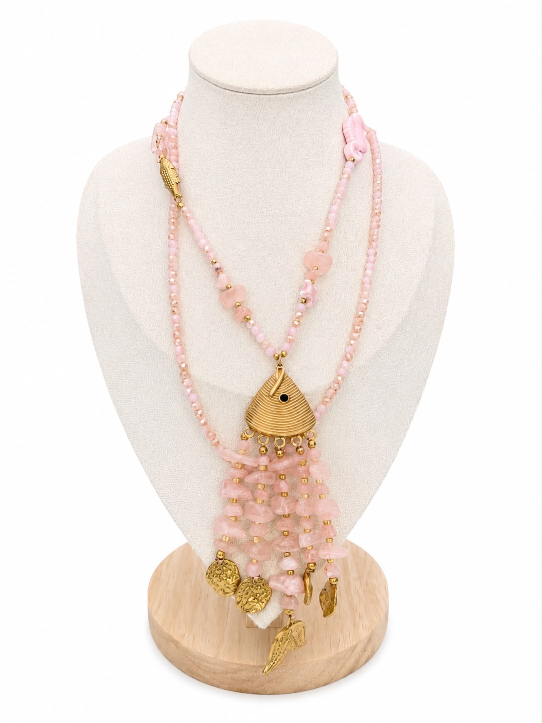 Collana Marea in acciaio lunga 57cm