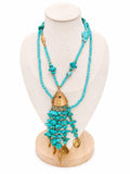 Collana Marea in acciaio lunga 57cm