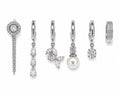 Set Orecchini Luce Perla in acciaio