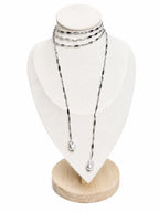 Collana Divina Perla multiuso in acciaio 316L
