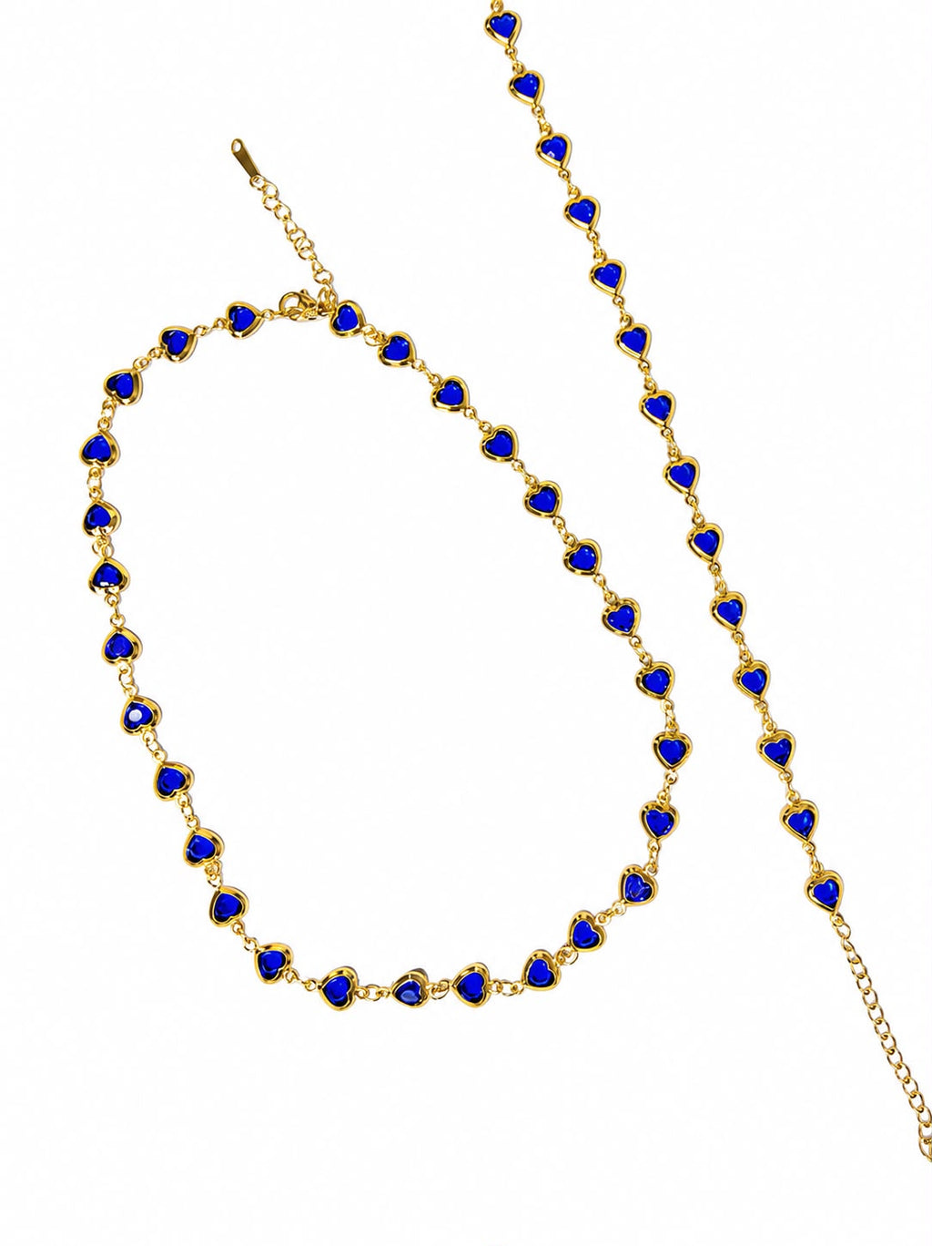 Combo Collana e Cavigliera Cuoricini