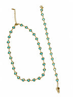 Combo Collana e Cavigliera Cuoricini