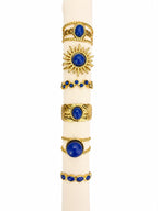 Anello Prestige Gold set di 6 anelli in acciaio