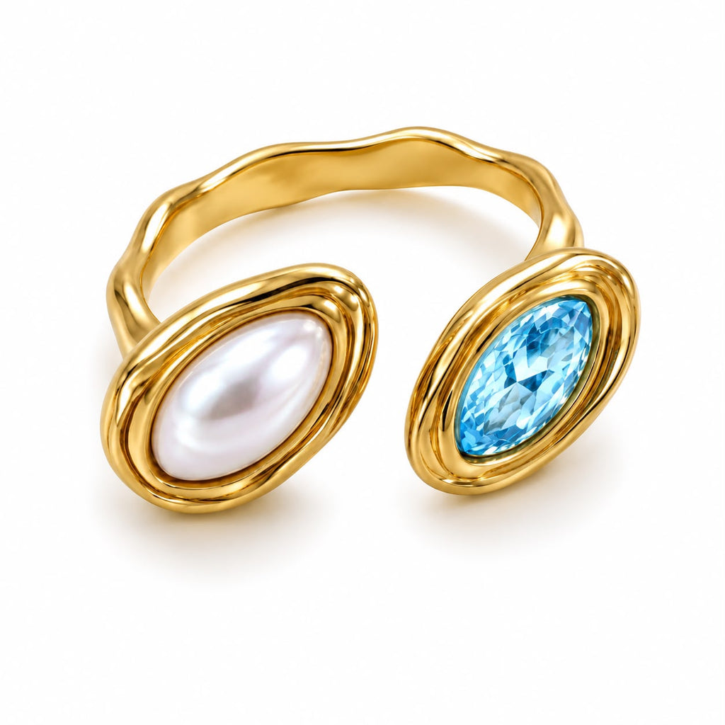 Anello Mirage in acciaio regolabile