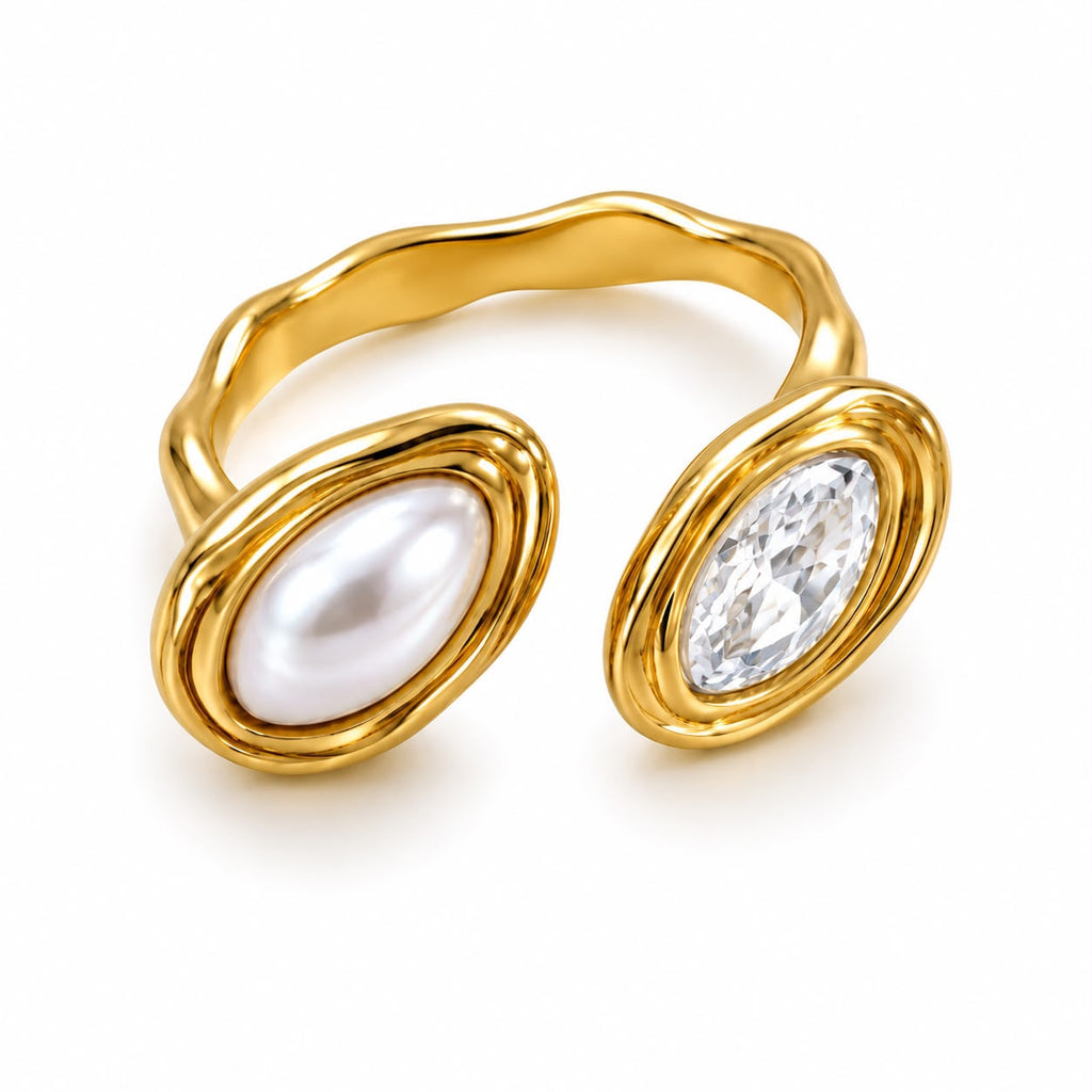Anello Mirage in acciaio regolabile