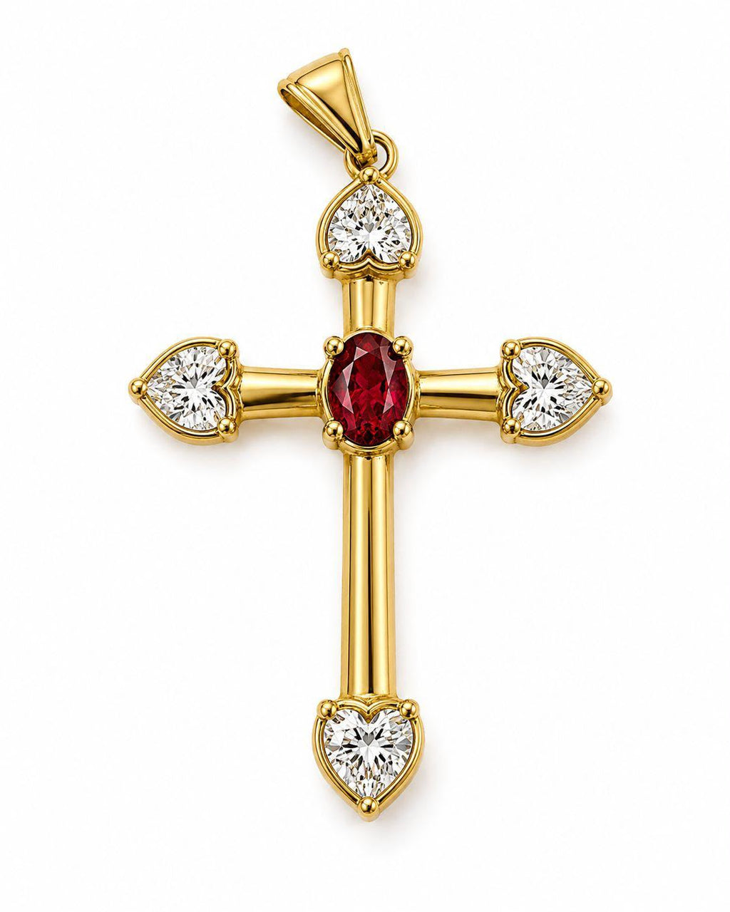 Charm Croce in acciaio