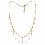 Collana Cristallina Bis in acciaio 316L