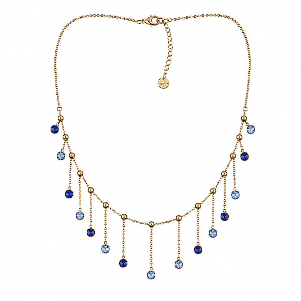 Collana Cristallina Bis in acciaio 316L