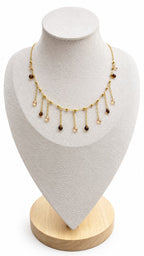 Collana Cristallina Bis in acciaio 316L