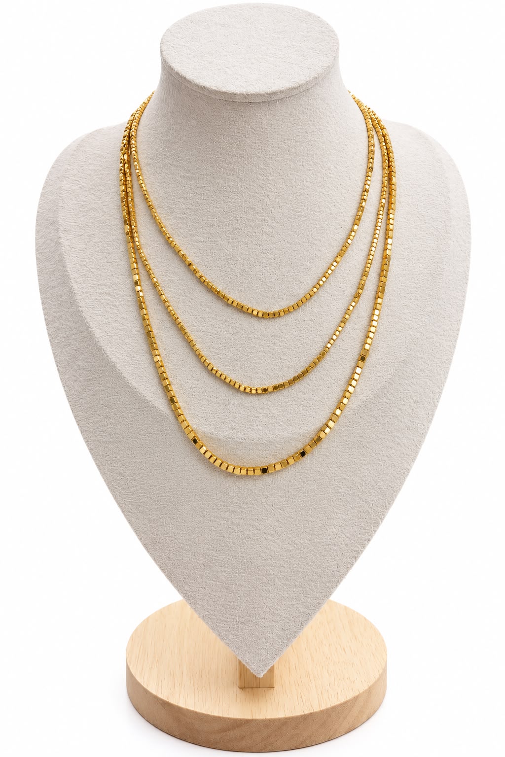 Collana Tris in acciaio 316L